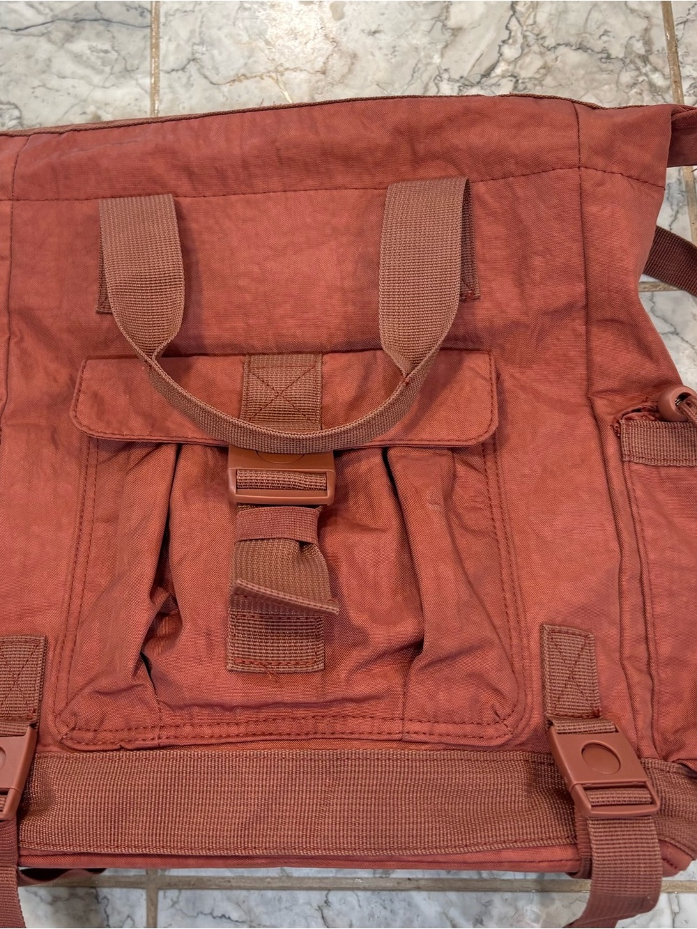 TOMMY BAHAMA Terracotta Rose Convertible Backpack Crossbody Laptop Bag
